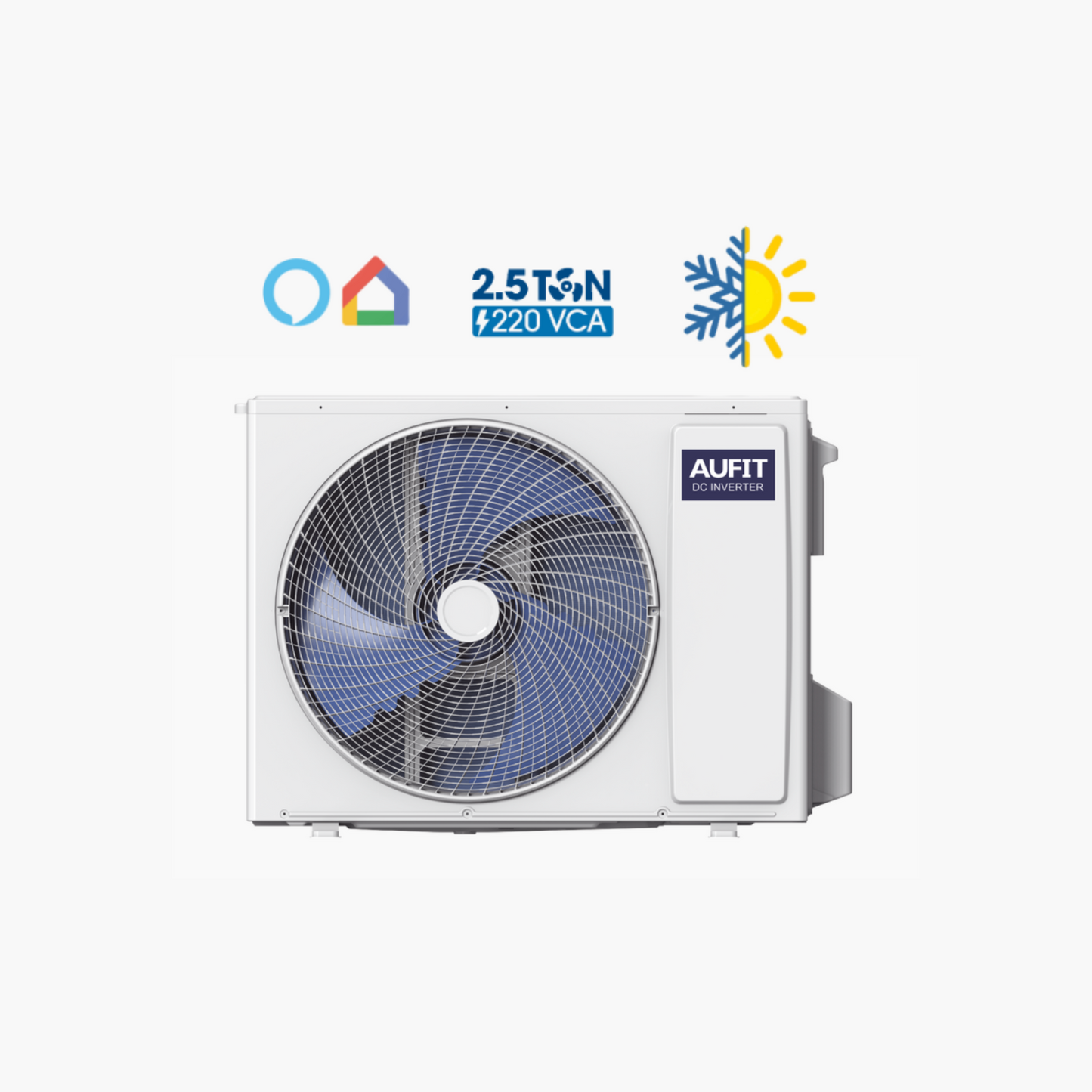 Minisplit 2.5 Ton Inverter 220Vca Frio y Calor