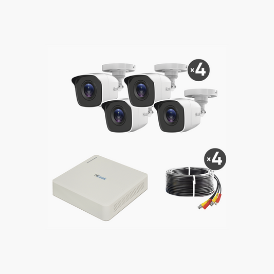 Kit TurboHD 720p 4 Cámaras DVR 4 Canales