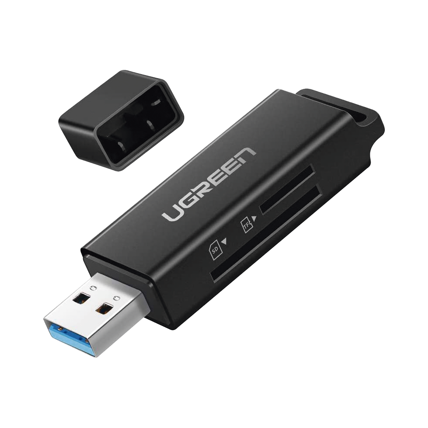 Lector de tarjetas SD portátil USB 3.0 de doble ranura