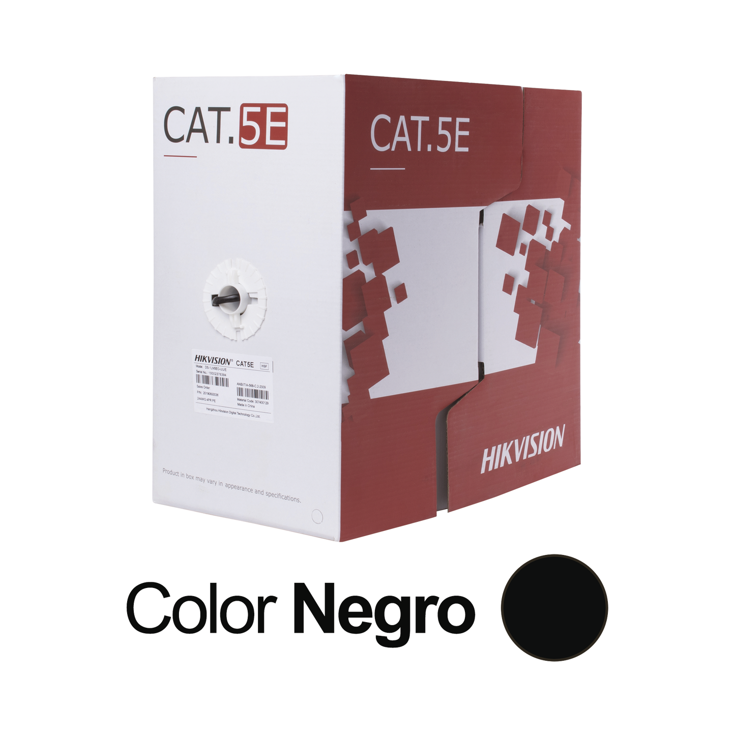 Bobina de Cable UTP 305 Mts Cat 5E (24 AWG)