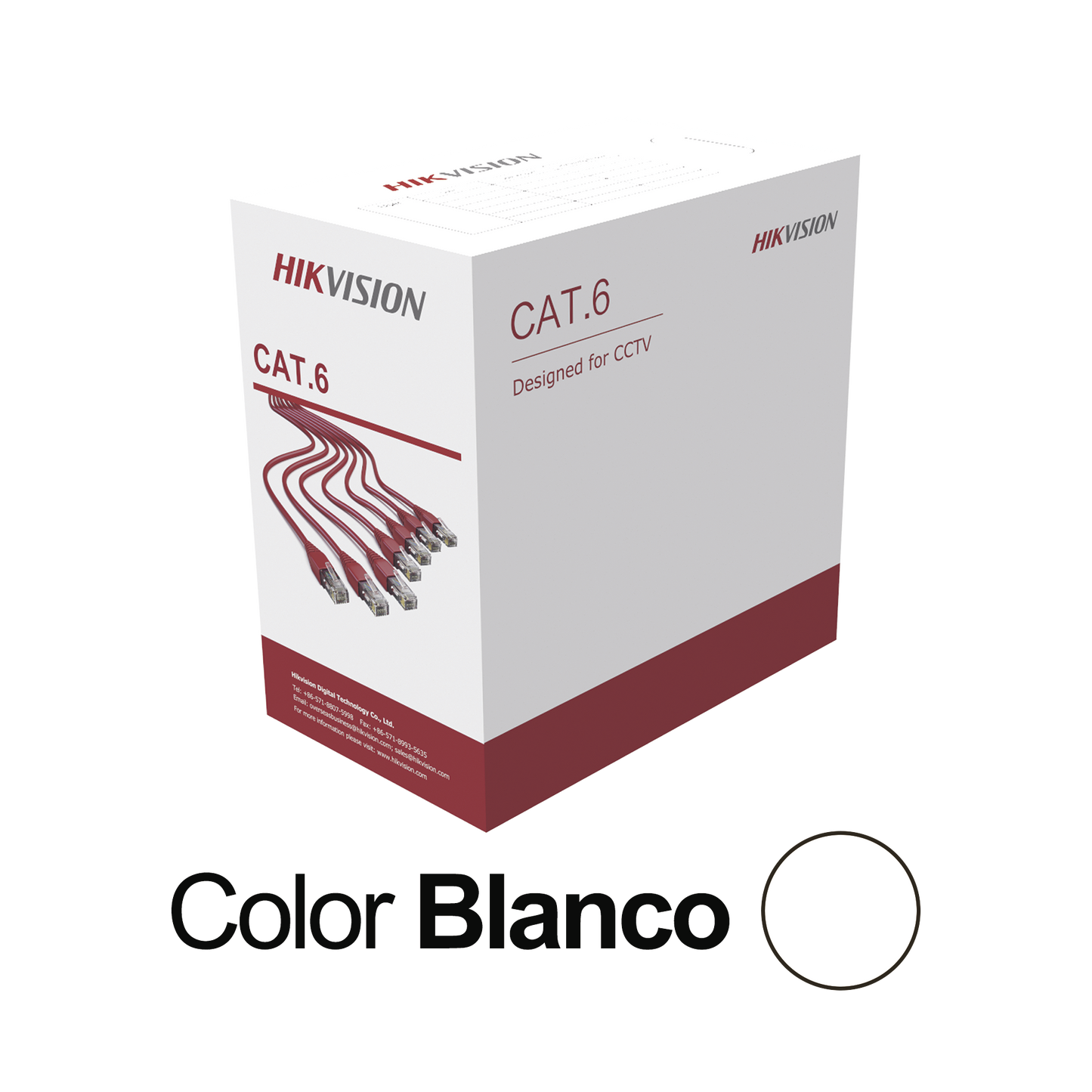 Bobina de Cable UTP 305 Mts Cat 6 (24 AWG)