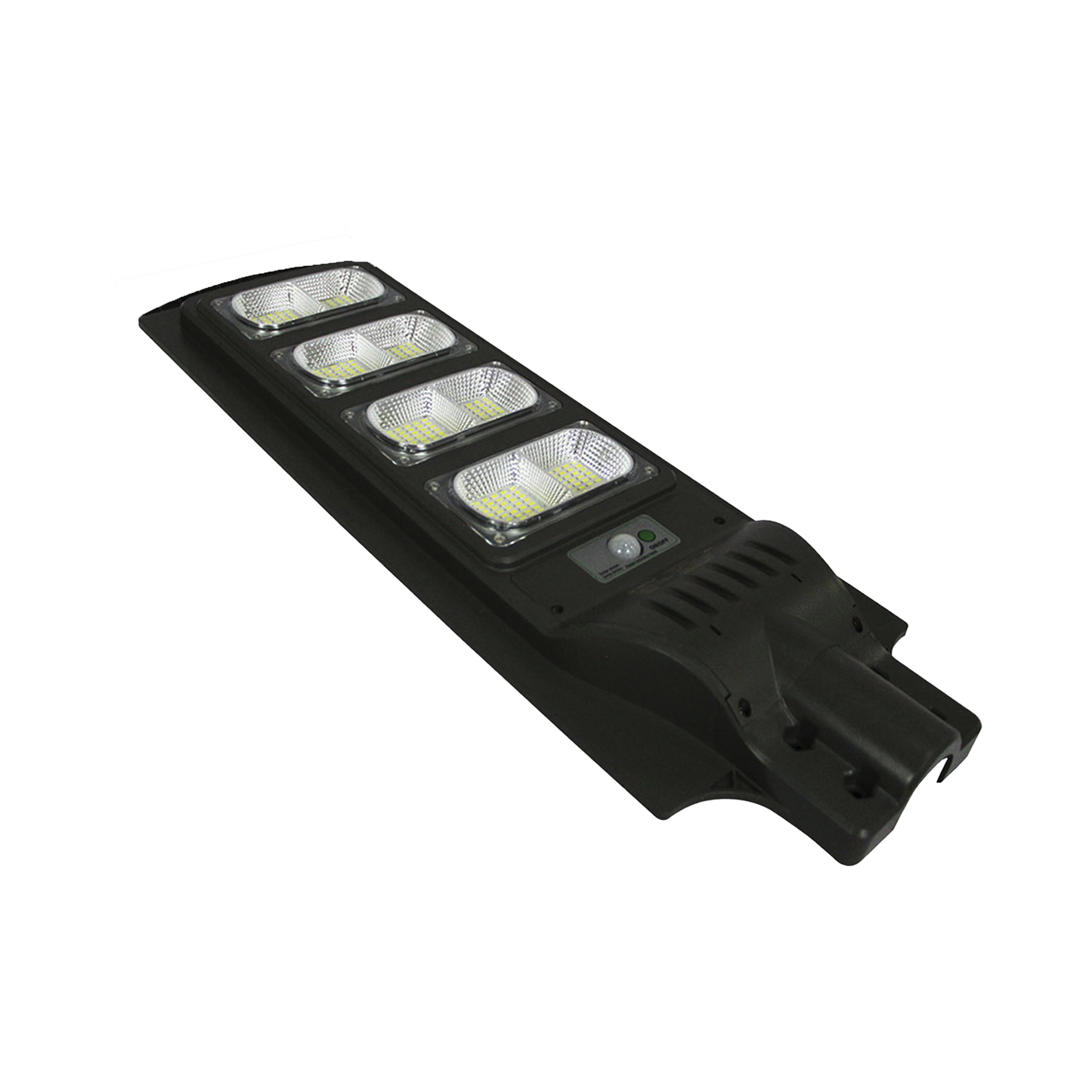 Luminaria con Panel Solar y Sensor de Movimiento de 160 W/ Luz fría 6 500 K/ Dimensiones 720 x 240 mm / Ángulo de Luz 120°