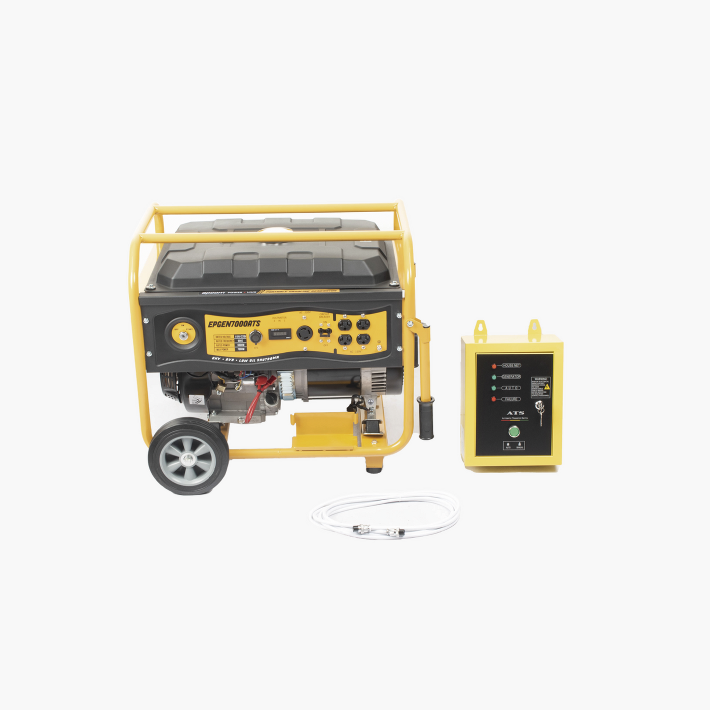 Generador a Gasolina 6.5kW, 220Vac 2 Fases con Arranque Automatico