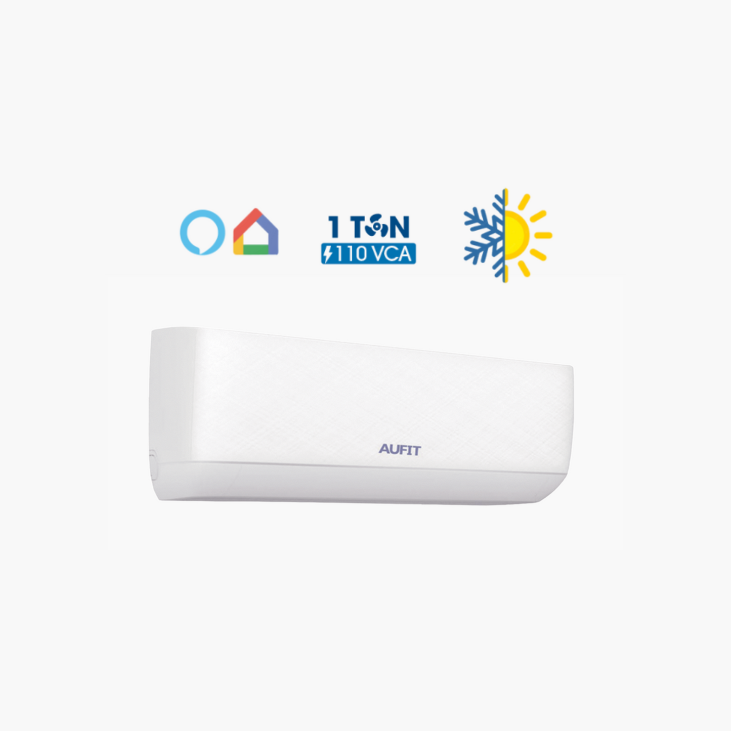 Minisplit 1 Ton Inverter 110Vca Frio y Calor