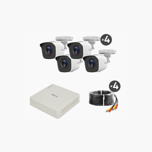 KIT TurboHD 720p 4 Cámaras DVR 4 Canales