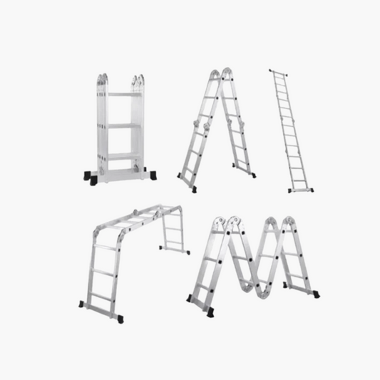 Escalera Multiposiciones de Aluminio de 3.52 Metros, Soporta 150 kg
