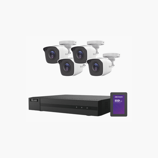 KIT TurboHD Surveillance Kit + SSD 1 TB 4 Cámaras DVR 4 Canales