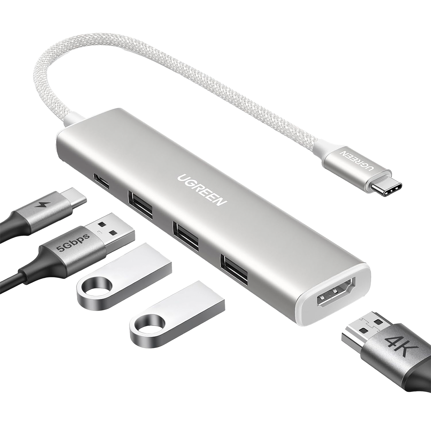 HUB USB-C (Docking Revodok) 5 en 1