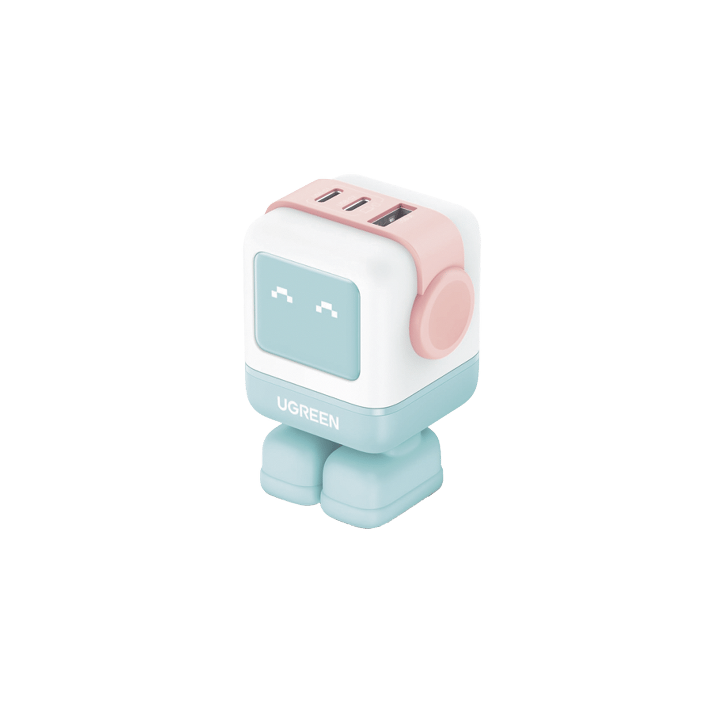 Cargador RobotGaN de 65W Serie UNO | 3 Puertos de Carga Rápida