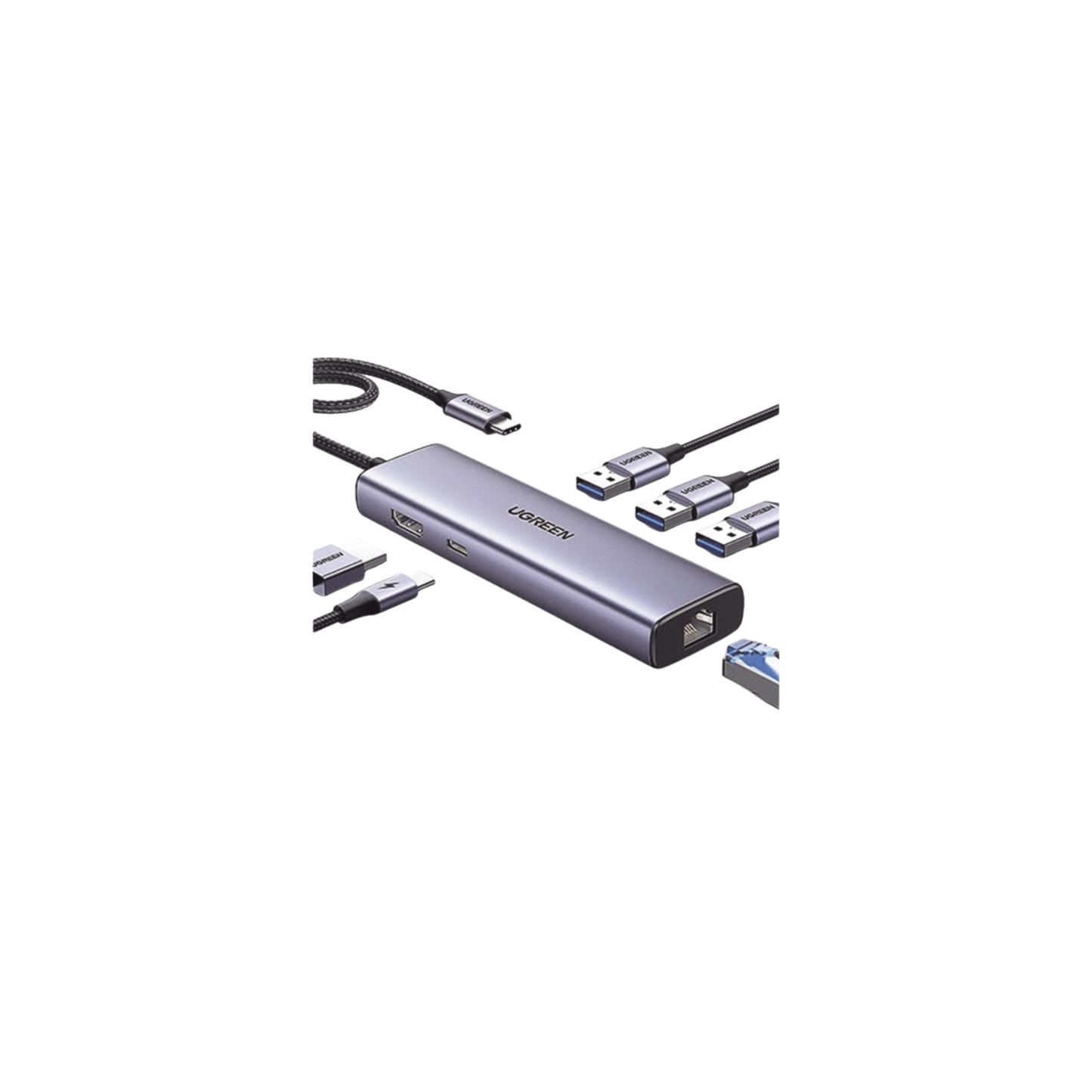HUB USB-C (Docking Revodok) 6 en 1
