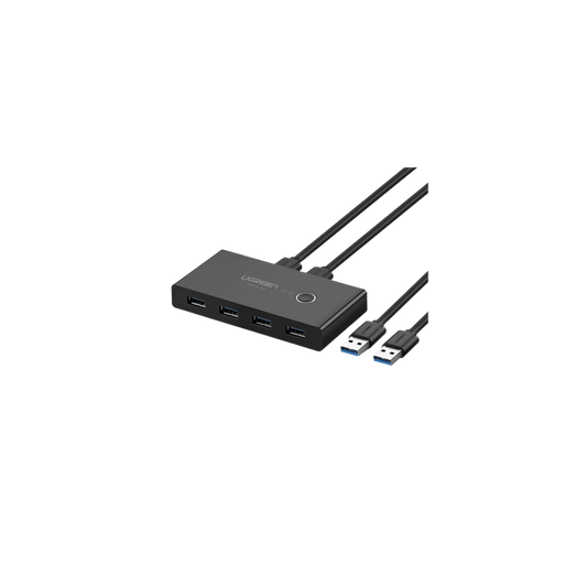 Conmutador USB para Compartir 4 Puertos USB 3.0 a 2 PC