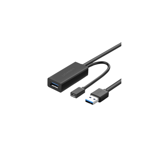 Cable de Extensión Activo USB 3.0 con puerto de alimentación Micro USB