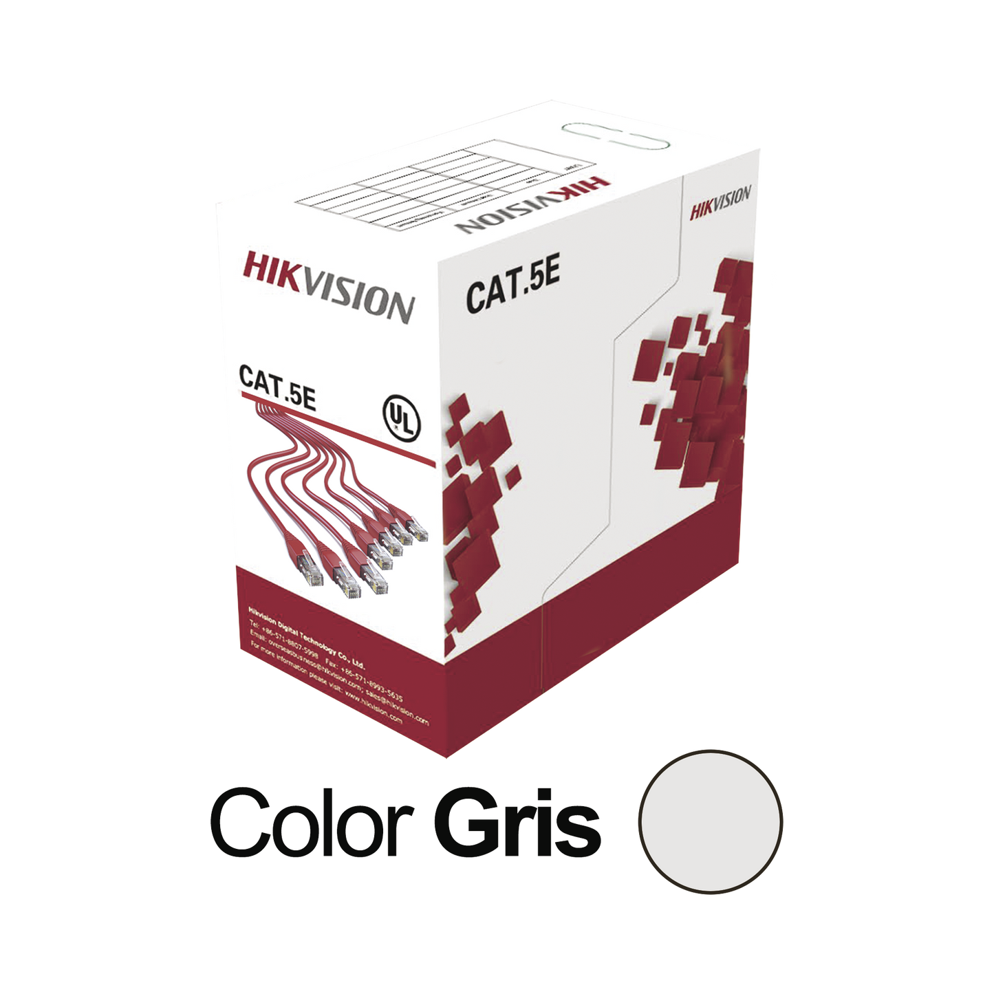 Bobina de Cable UTP 305 Metros Cat5E (24 AWG)