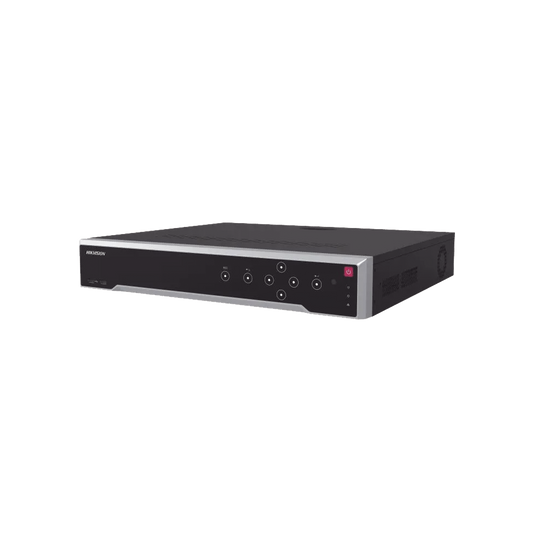 NVR 32 Megapixel (8K) [Doble Poder de Decodificación]/ 32 Canales IP / 24 Puertos PoE+ / AcuSense / ANPR / Conteo de Personas / Heat Map / 4 Bahías de Disco Duro / HDMI en 8K / Soporta POS / Alarmas I/O / Smart Search