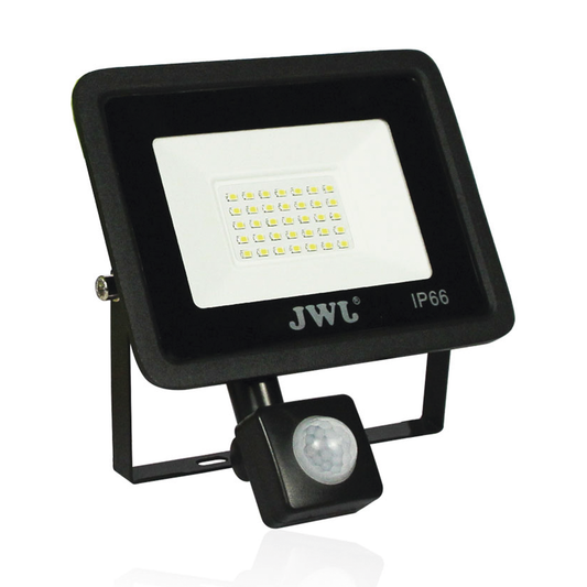 Reflector con Sensor de Movimiento 30 W /160 x 180 mm / 85 - 265 Vca~ 50/60Hz / Ultra delgado / Uso en exterior - interior