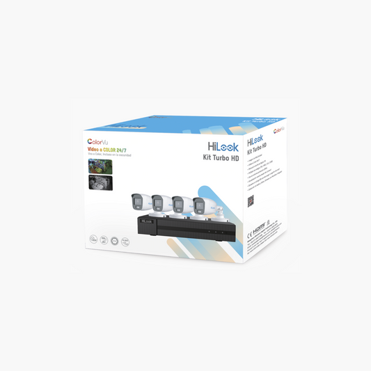 Kit TurboHD 1080p 4 Cámaras DVR 4 Canales