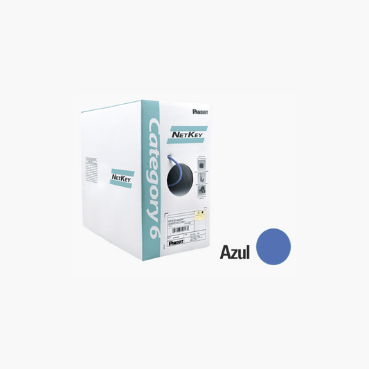 Bobina de Cable UTP 305 m. de Cobre Categoría 6 (24 AWG)